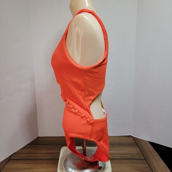 Red Carter 1Pc Ladies Swimsuit Orange - Size Large NWT - Picture 4 of 6
